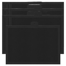 sewoose 高級紙質相框 壁掛式 橫式, 10個, 黑色