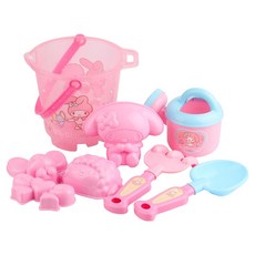 BUNNYLAND 三麗鷗 桶裝沙灘玩具組, 1套, 美樂蒂, 380g