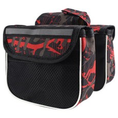 LUMION 自行車收納車架包, 1個, 迷彩紅