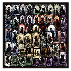 更美麗的現代室內裝飾黑貓塔羅牌50款套組 ONE SIZE, 1套, 混合色