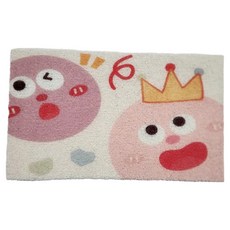 미소로운 큐트 모양 미끄럼방지 욕실 매트, 빅 동그라미, 1개