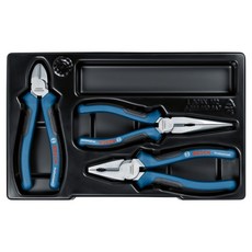 BOSCH 博世 長鼻鉗 + 鋼絲鉗 + 斜口鉗套組 1600A016BG, 1套