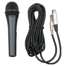 컴스 MP-611A 6.3mm 고급 다이나믹형 유선 마이크, MP463, Black