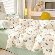 LoveCity 寢城之戀 200織100%純棉 床包枕套組 台灣製