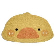 微笑可愛造型防滑浴室地墊, 1個, 鴨子