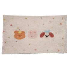 미소로운 큐트 모양 미끄럼방지 욕실 매트, 동물친구, 1개