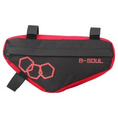 B-SOUL LUMION 自行車三角車架包, 1個, 紅色