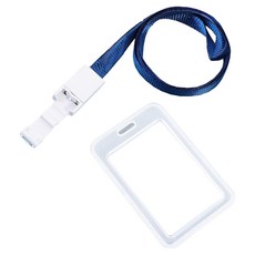 Premianooble寺廟證件掛繩套 11.5*7cm, 海軍藍, 10個