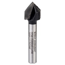 보쉬 루터 트리머 비트 V자 홈파기 90도 12.7 x 13 x 6mm 2608628447, 1개