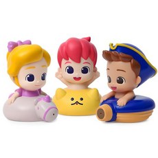 ThePinkfongCompany Bebefinn 洗澡水槍玩具 3件組, 1組, 混和顏色