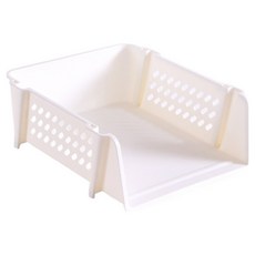 Think Daily 文件整理 文件收納盒, 白色 中, 1層