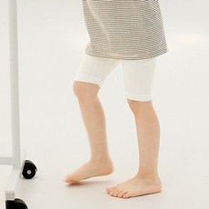 유니프랜드 아동용 쿨 주름지 슬림핏 5부 레깅스