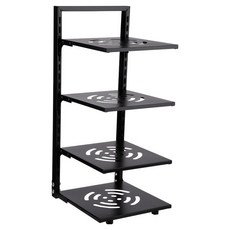 플라라 후라이팬 정리대, 블랙, 1개, 4단