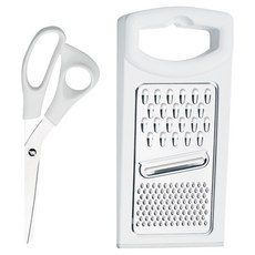 GHIDINI 高級廚房剪刀 刨絲器 磨泥板 2件組, 1套, 單一顏色