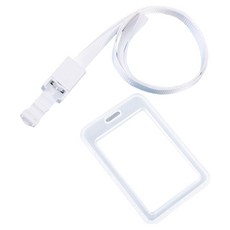 Premianooble寺廟證件掛繩套 11.5*7cm, 白色, 10個