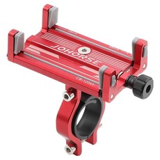 조홀스 루미온 자전거 충격 흡수 휴대폰 거치대, 레드, 1개