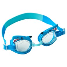 Modern House 幼兒戲水鯊魚泳鏡, 1個, 藍色