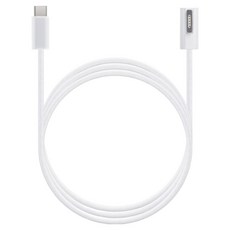 Coms MagSafe 2 USB Type C 轉 舊款筆記型電腦充電電源線 100W IH523, 1個, 1.5m, 白色