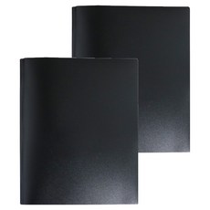 덴빌리어 편리한 파일 23.5 x 29.3 cm, 블랙, 2개