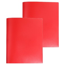 덴빌리어 편리한 파일 23.5 x 29.3 cm, 레드, 2개