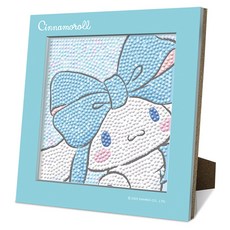 토이앤퍼즐 산리오 스탠드 액자 보석십자수, 시나모롤, 1개