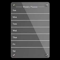 PickUpLife 冰箱磁吸式透明壓克力留言板 款式1