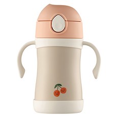 foogo Neutral系列 不銹鋼幼兒學習杯 TKFE-280, 1個, 280ml, 粉色