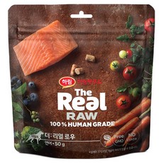 하림펫푸드 어덜트 강아지 더리얼 로우 건식사료, 연어, 50g, 1개