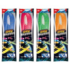 THINK Toys 發光空氣滑翔機4種套組, 藍色, 橘色, 綠色, 紅色, 1套