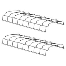 Haegang Corporation 不鏽鋼盤子整理架 矮款, 銀色, 2個