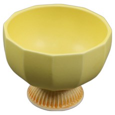 Dalsogum 陶瓷甜點冰淇淋碗, 檸檬黃, 1個
