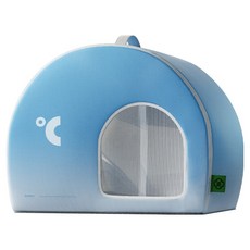 蘿拉 貓狗冷氣屋, 1個, 藍色