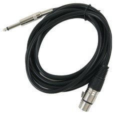 컴스 Mono 6 35 M3P Mic Canon F XLR 캐논 변환 케이블 모노 3m, IB965, 1개