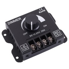 컴스 전원 컨트롤러 Dimmer DC 12V-24V 30A 조광기, 1개