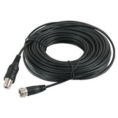 컴스 안테나 케이블연장 안테나 전용2C2V 검정, 1개, 10m 1개, 10m