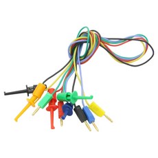 Coms IC鉤香蕉插頭測試導線 小型5件組 BE863, 1套