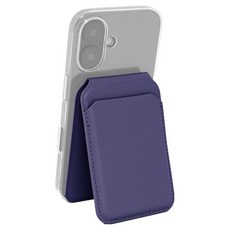 스페이스쉴드 맥세이프 호환 스냅핏 월렛 라이트 각도조절 휴대폰 킥 스탠드 2포켓 카드지갑, 타로, 1개