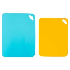 GHIDINI 高級廚房砧板2件組, 1套, 天空藍, 橘色