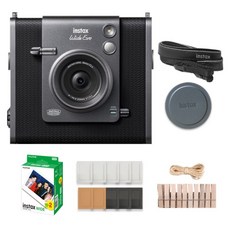 인스탁스 WIDE EVO 하이브리드 카메라 + 와이드필름 20p + 종이액자 랜덤발송 + 나무데코 + 스트랩 + 렌즈캡 세트 WIDE EVO, 1세트