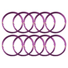 유니아트 내가 만드는 공예철사 1.5mm, 보라, 10개