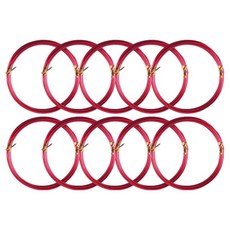 Uniart DIY手工藝鐵絲 1.5mm, 10個, 紅色