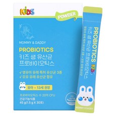 MOMMY&DADDY 兒童活性乳酸菌益生菌嬰兒兒童乳酸菌 30入, 1個, 45g