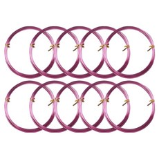 Uniart 我創作的手工藝鐵絲 1mm, 粉紅色, 10個