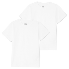 LollyTree 兒童款素色棉質短袖T恤 2件