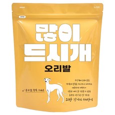 강아지 많이드시개 대용량 수제간식, 오리발, 400g, 1개