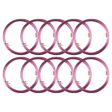 유니아트 내가 만드는 공예철사 1.5mm, 분홍, 10개