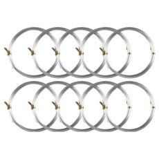 Uniart DIY手工藝鐵絲 1.5mm, 10個, 銀色