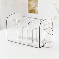 띵크데일리 깨끗하게 파일정리함, 투명 스몰 필통세트