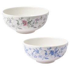 復古經典素麵碗2人組, 1套, 帝國, 皇家藍