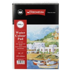 歐萊克 加厚高級繪圖本 原色水彩本, 1個, A3